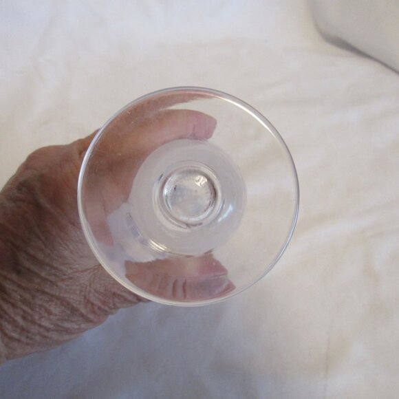 Webb Corbett Georgian Footed Water Goblet, 5 1/8" High, English Crystal  K200 - Picture 6 of 7